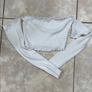 Fashion Nova Long Sleeve Crop Top